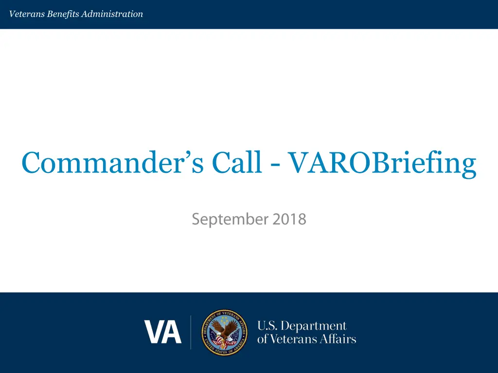 veterans benefits administration n.w