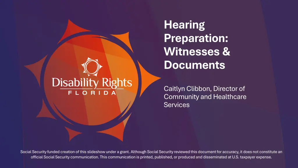 hearing preparation witnesses documents n.w