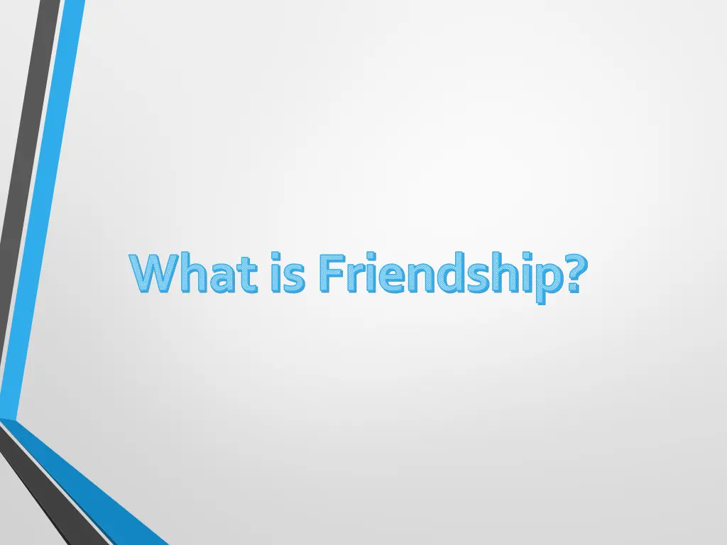 what is friendship n.w