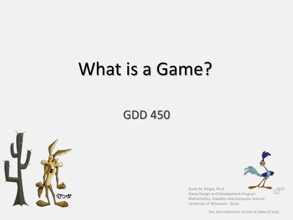 what is a game n.w