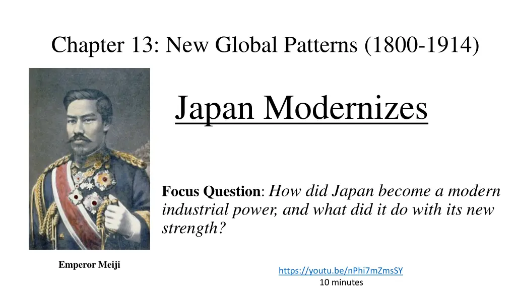 chapter 13 new global patterns 1800 1914 n.w