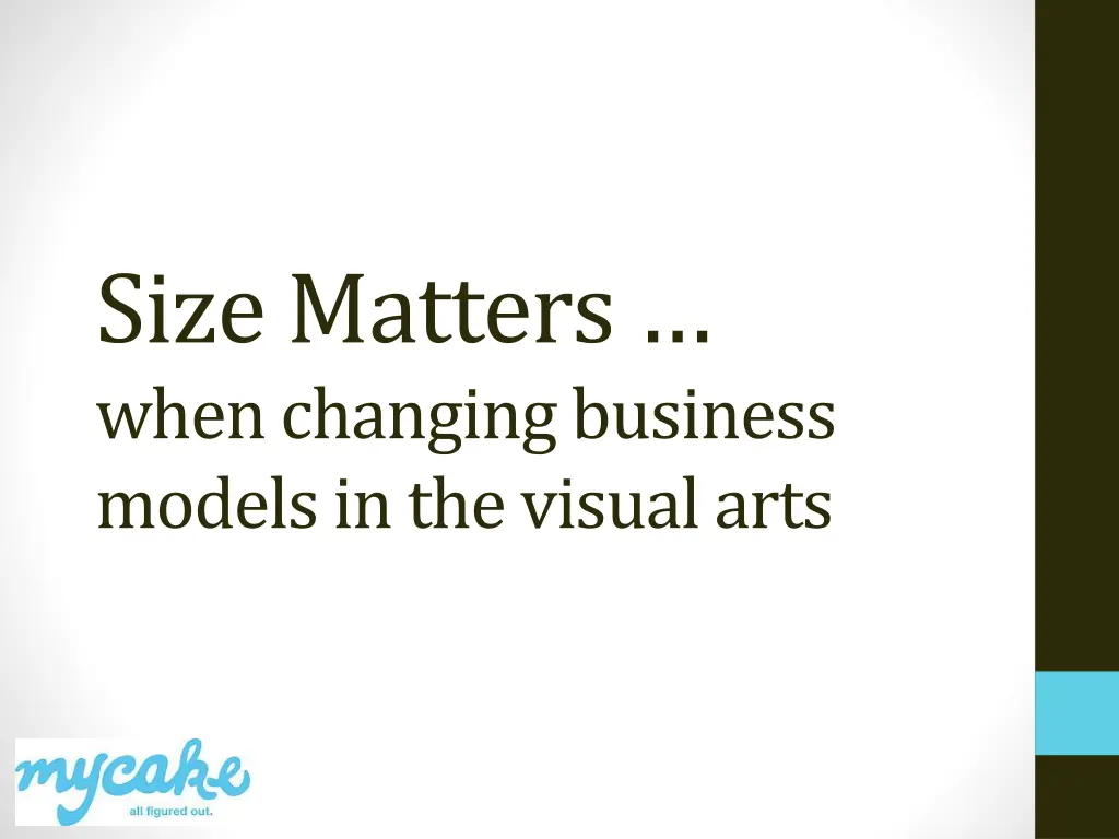 size matters when changing business models n.w