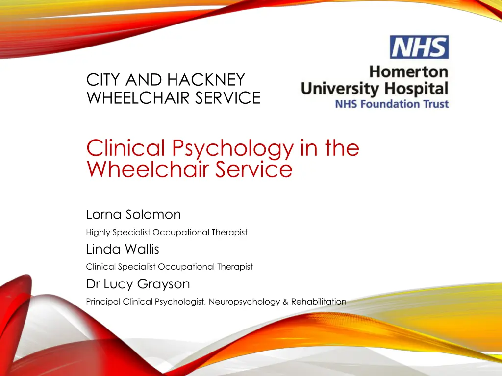city and hackney wheelchair service n.w