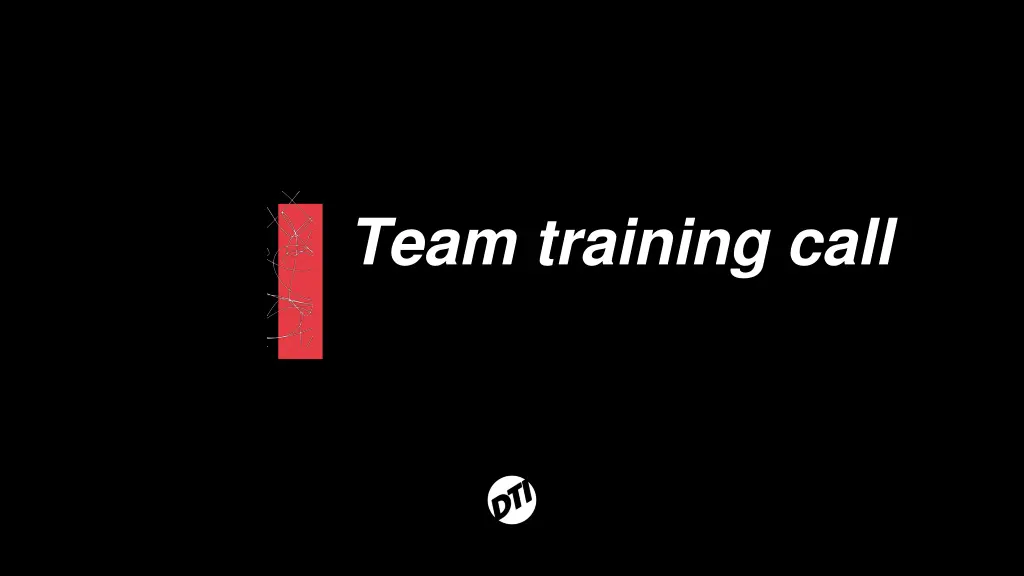 team training call n.w