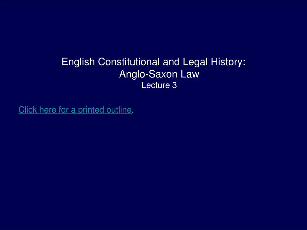 english constitutional and legal history anglo n.w