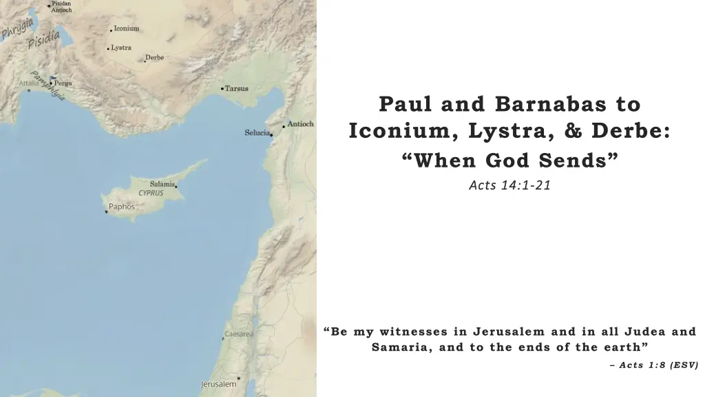 paul and barnabas to iconium lystra derbe when n.w
