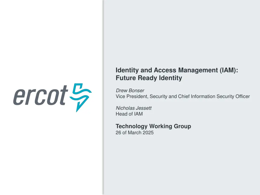 identity and access management iam future ready n.w