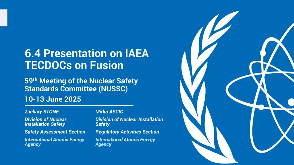 6 4 presentation on iaea tecdocs on fusion n.w