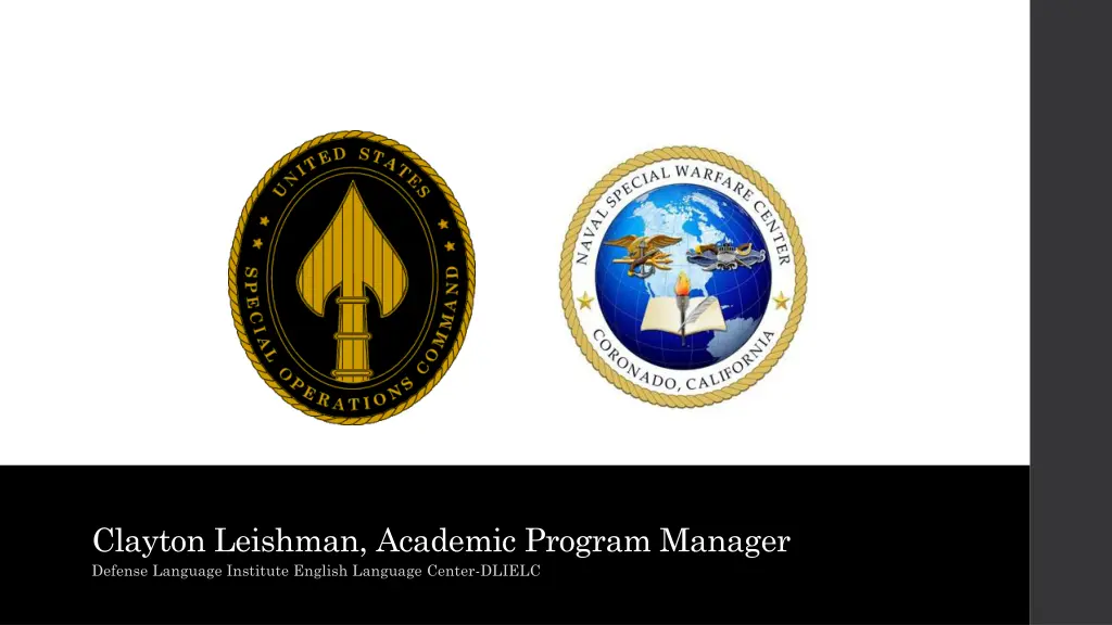 clayton leishman academic program manager defense n.w