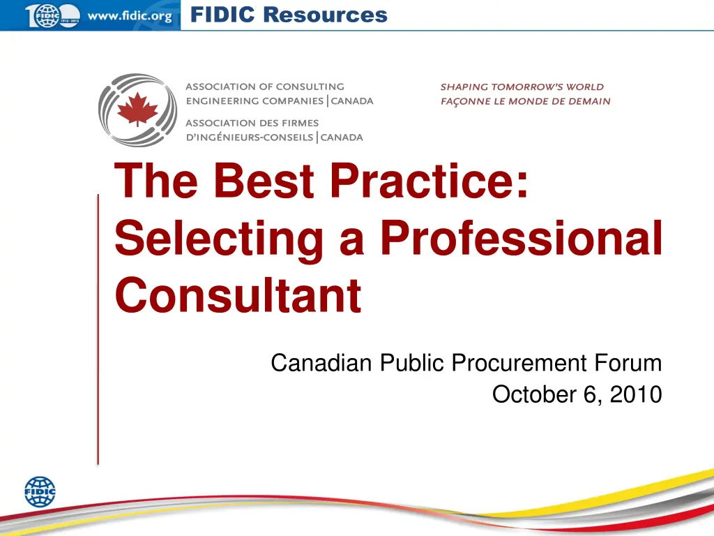 fidic resources n.w