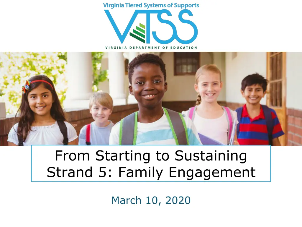 from starting to sustaining strand 5 family n.w