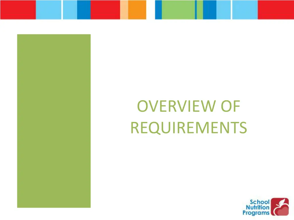 overview of requirements n.w