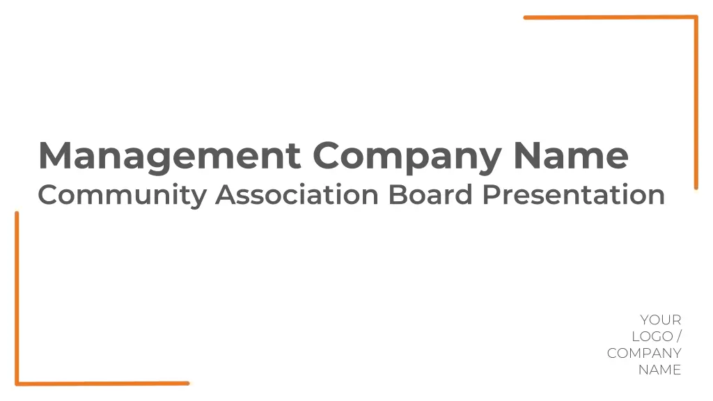 management company name community association n.w