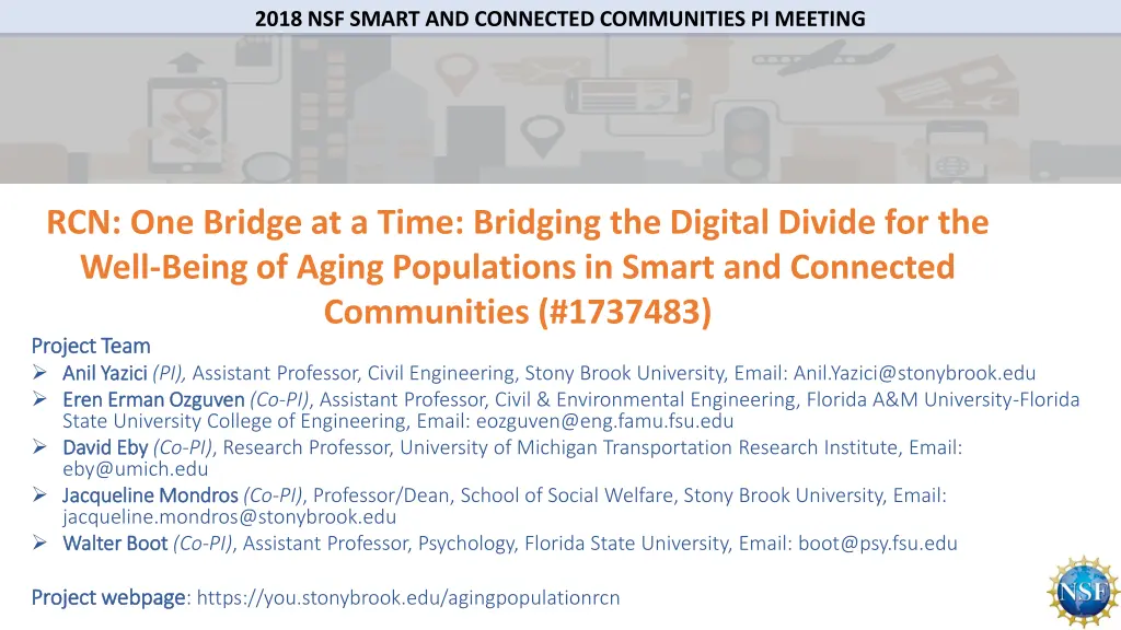 2018 nsf smart and connected communities n.w