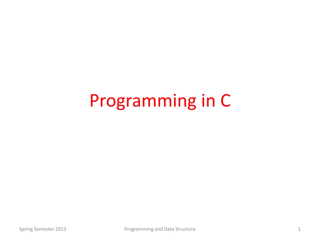 programming in c n.w