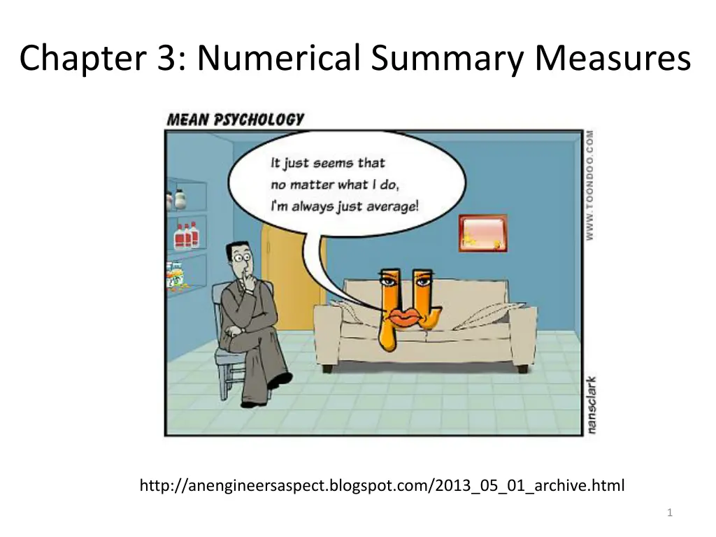 chapter 3 numerical summary measures n.w