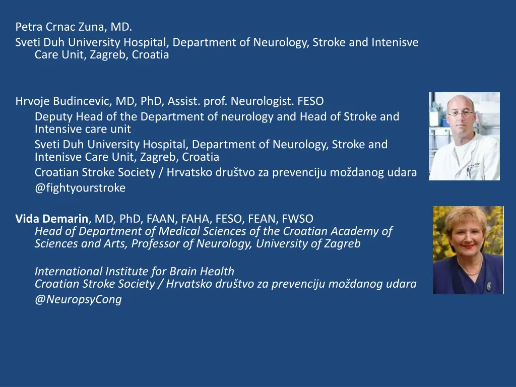 petra crnac zuna md sveti duh university hospital n.w