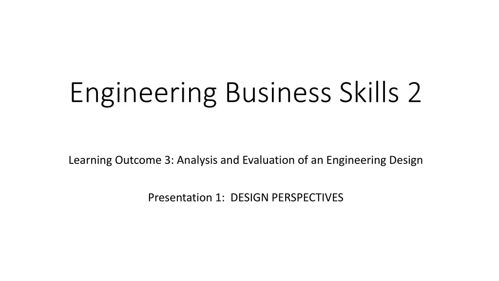 engineering business skills 2 n.w