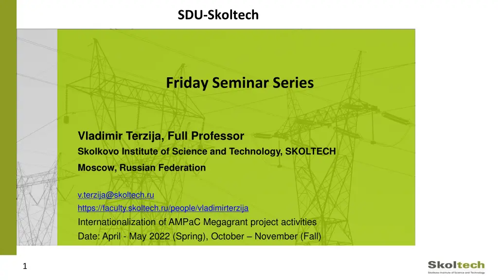 sdu skoltech n.w