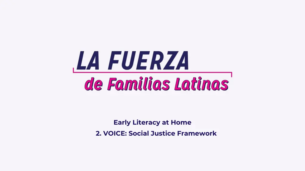 early literacy at home 2 voice social justice n.w