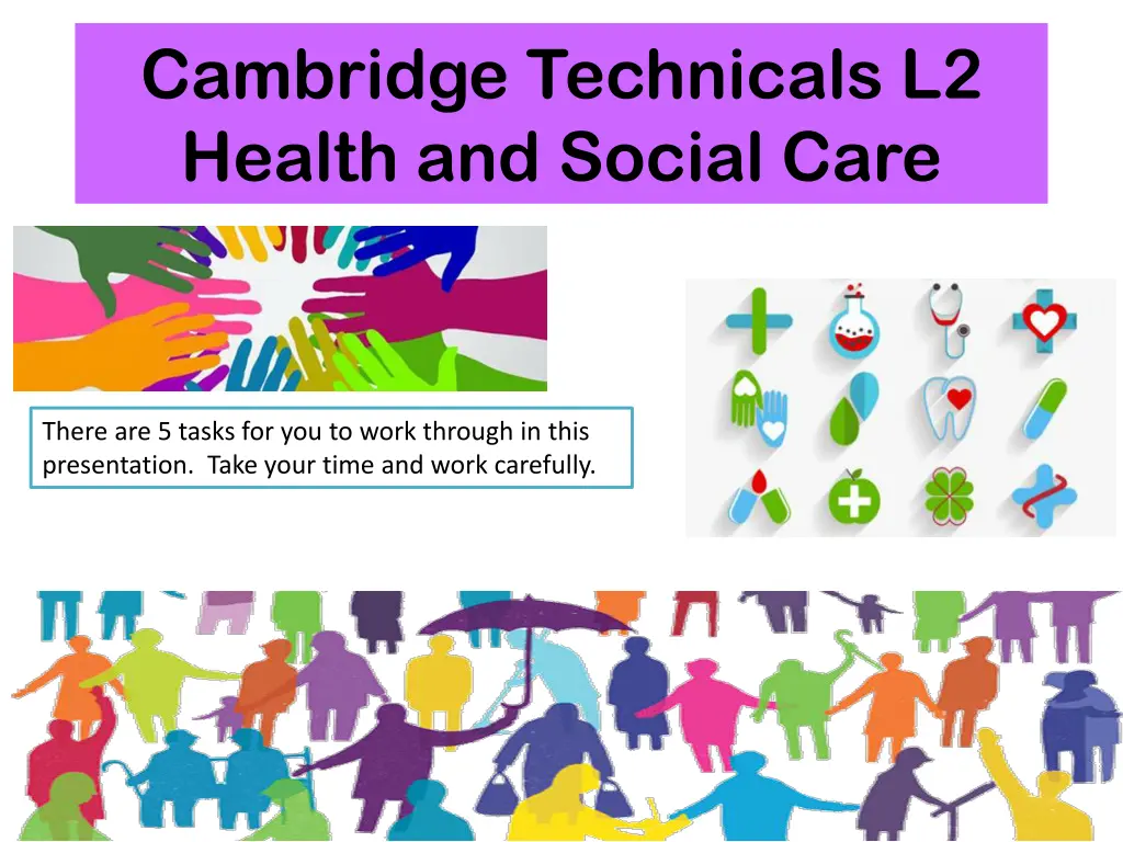 cambridge technicals l2 health and social care n.w