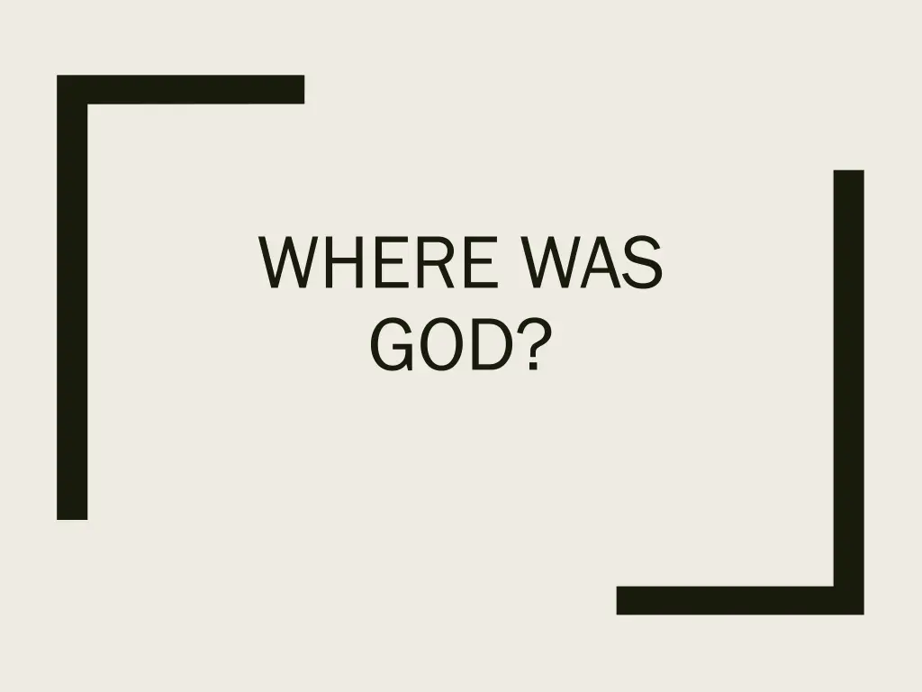 where was god n.w