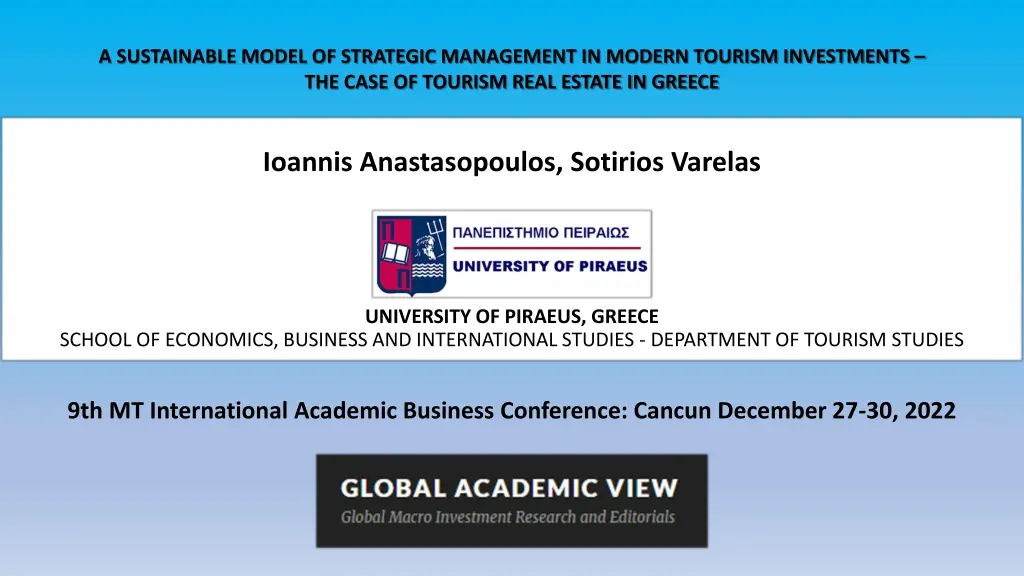 a sustainable model of strategic management n.w