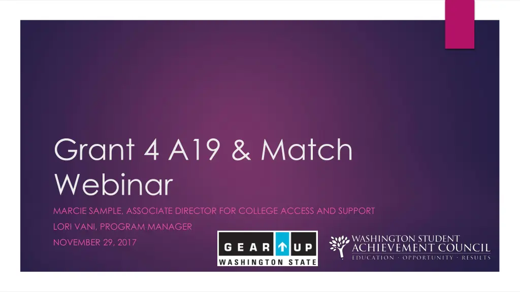 grant 4 a19 match webinar marcie sample associate n.w