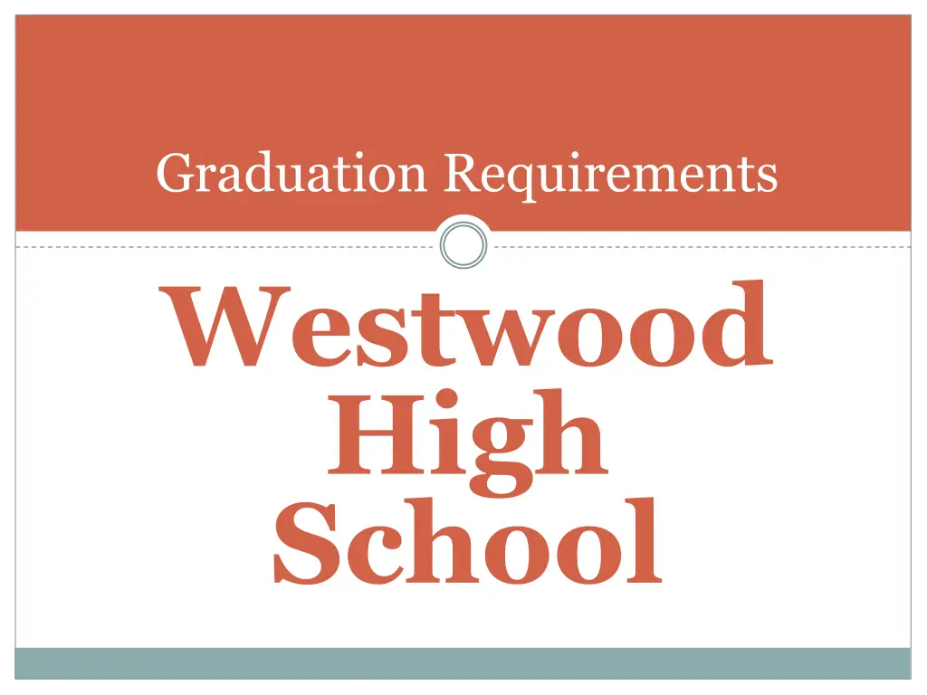 graduation requirements n.w