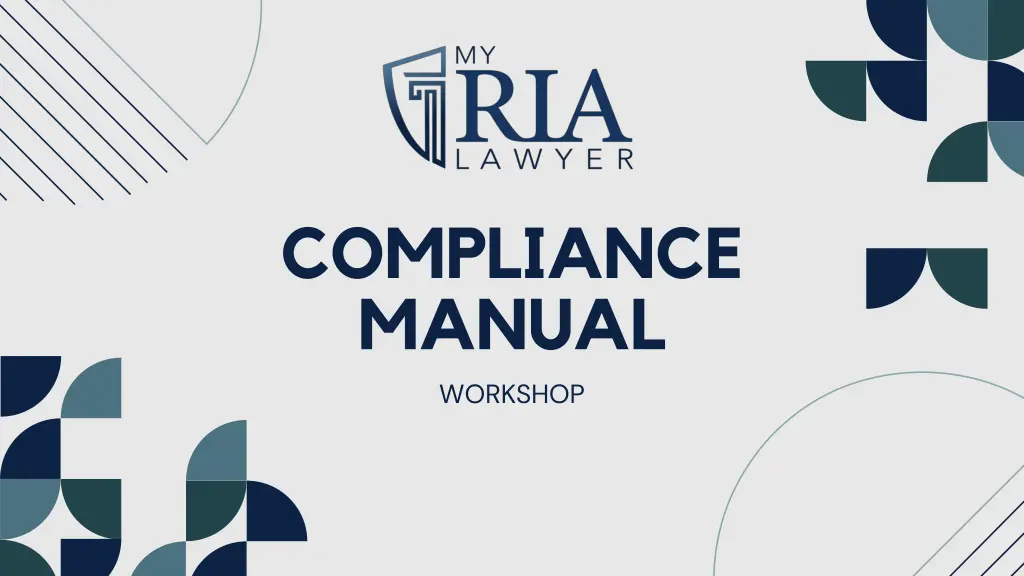 compliance manual n.w