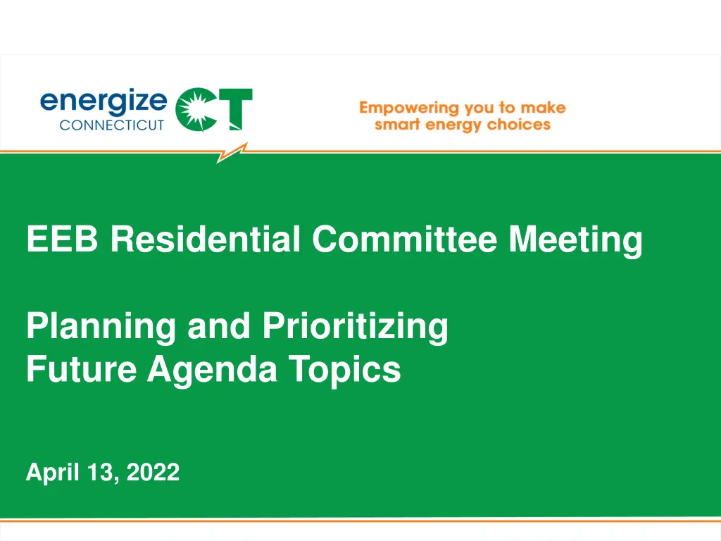 eeb residential committee meeting n.w