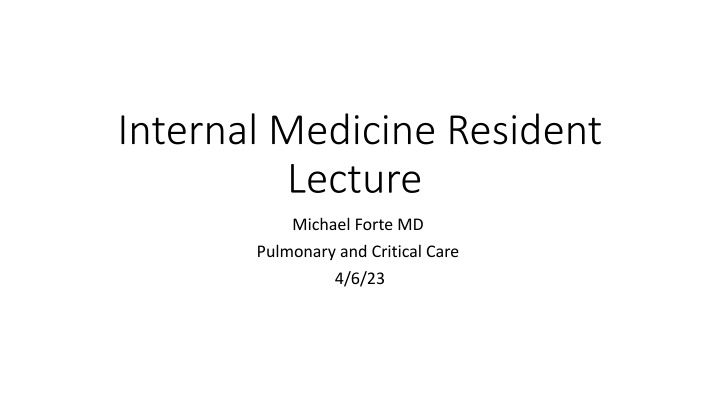 Pulmonary and Critical Care Lecture Highlights: Bronchiectasis and Sarcoidosis Overview