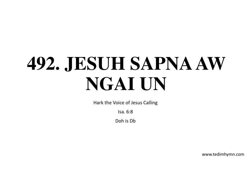 492 jesuh sapna aw ngai un n.w