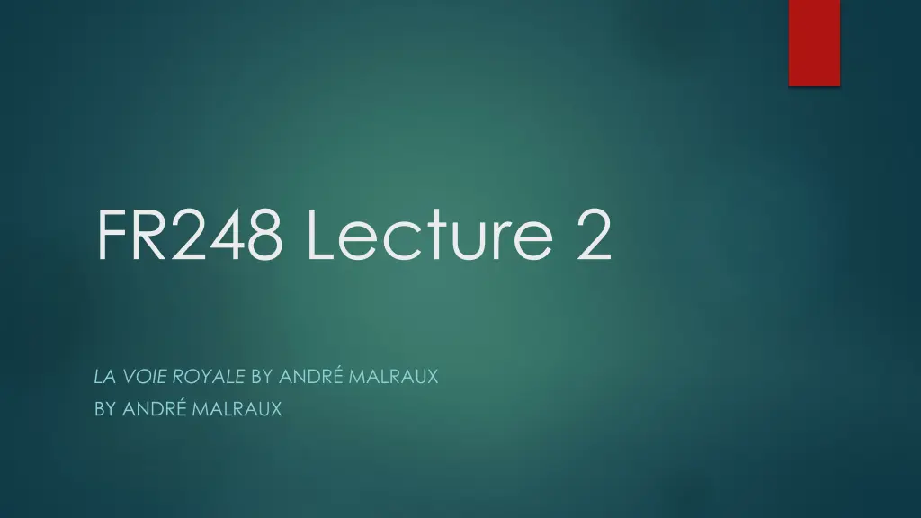 fr248 lecture 2 n.w
