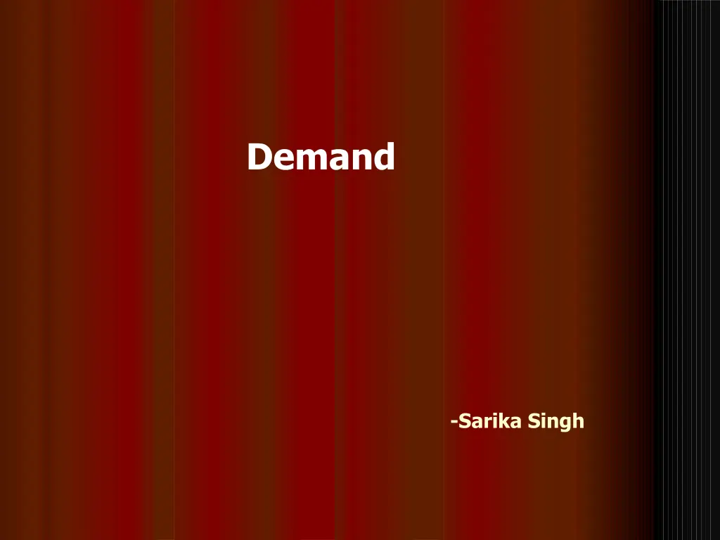 demand n.w