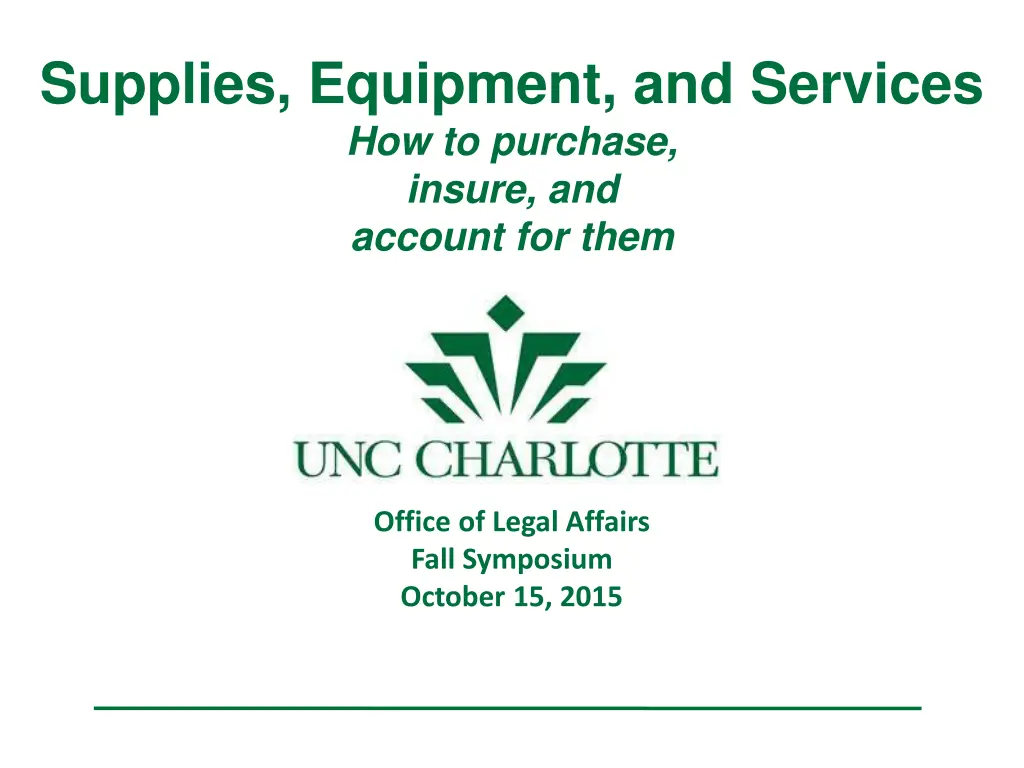 supplies equipment and services how to purchase n.w