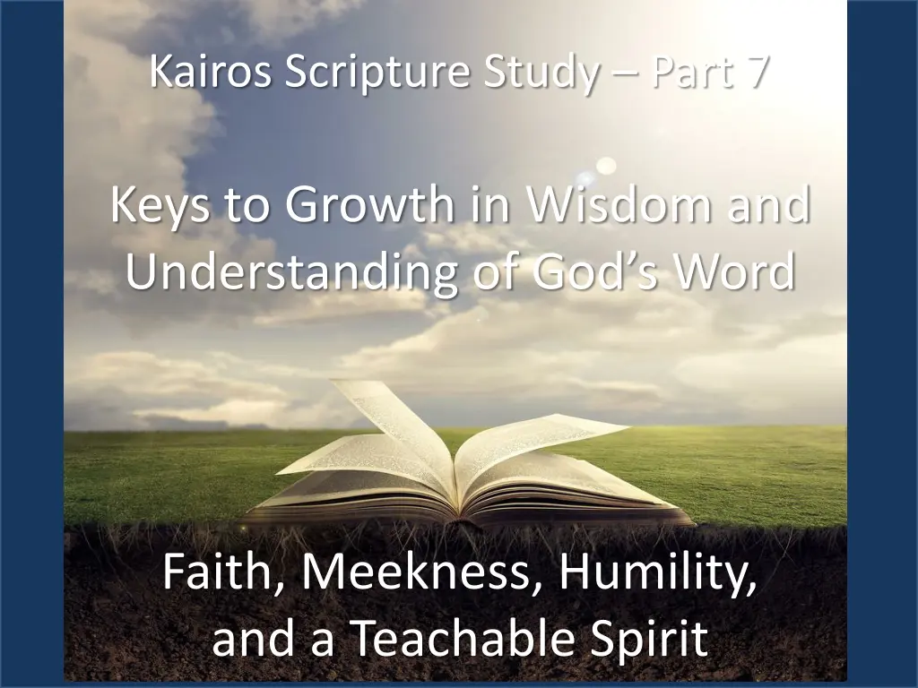 scripture study listening to god s word kairos n.w