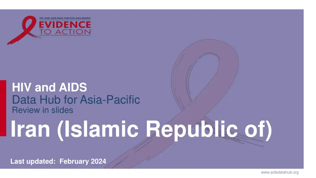 hiv and aids data hub for asia pacific review n.w