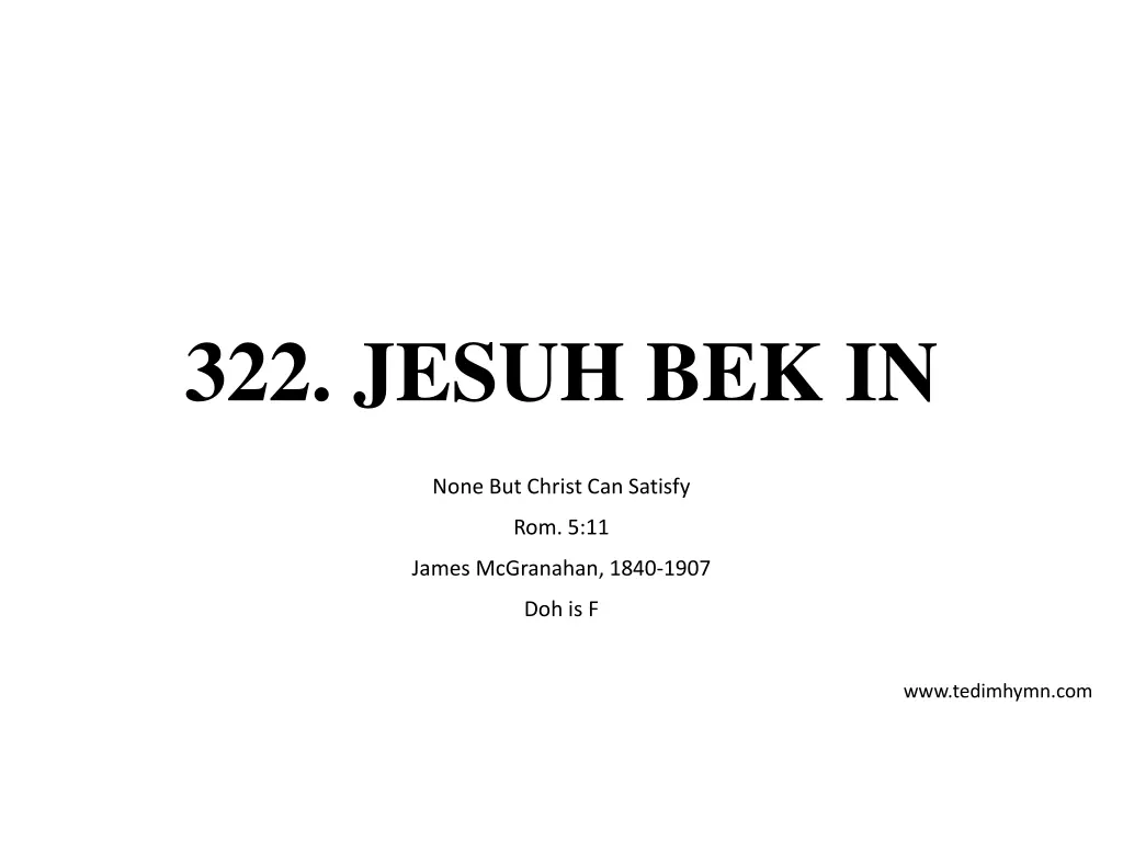 322 jesuh bek in n.w
