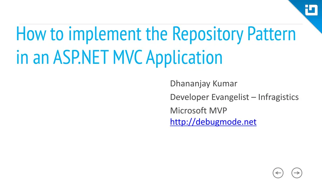 how to implement the repository pattern n.w