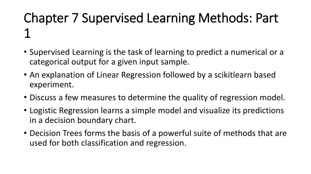 chapter 7 supervised learning methods part n.w