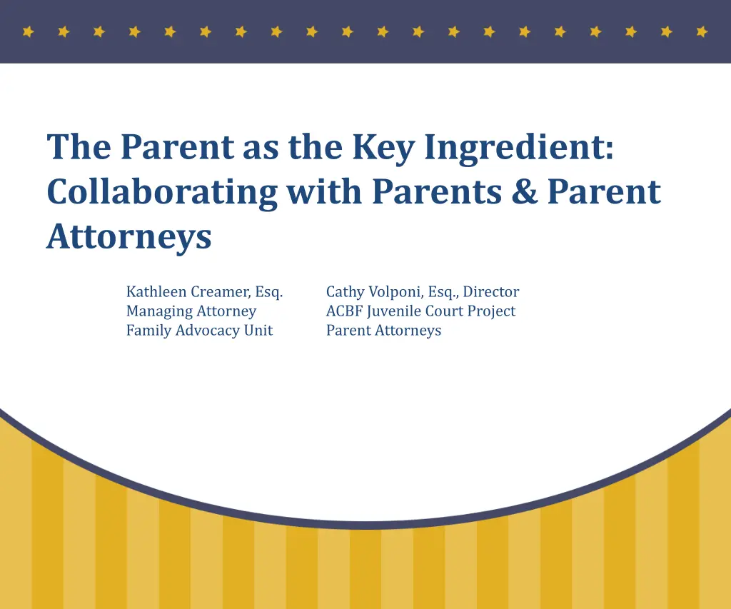 the parent as the key ingredient collaborating n.w