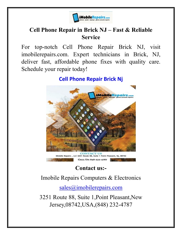 cell phone repair in brick nj fast reliable n.w