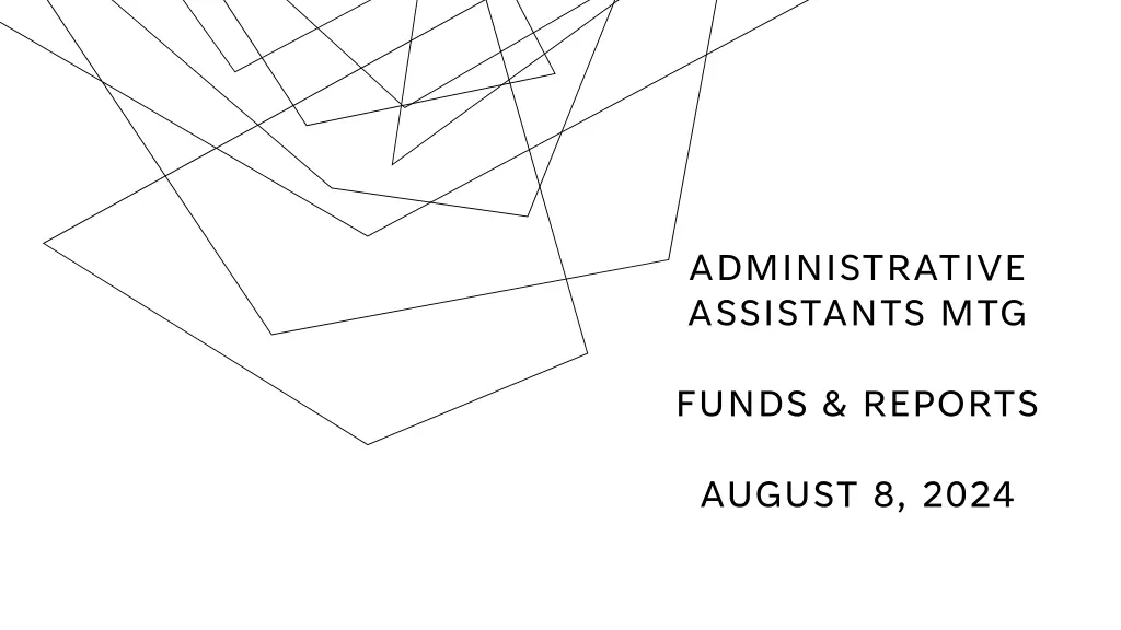 administrative assistants mtg n.w