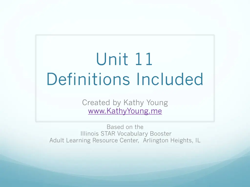 unit 11 n.w