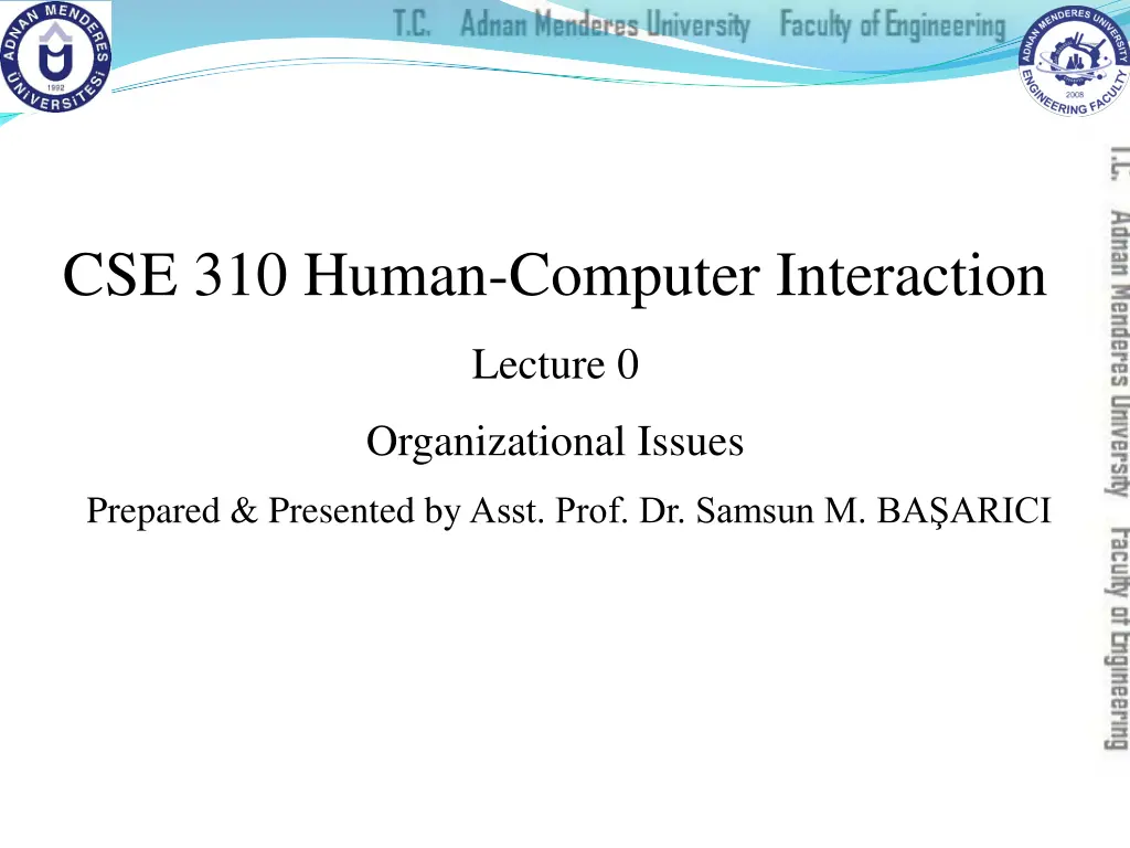 cse 310 human computer interaction n.w
