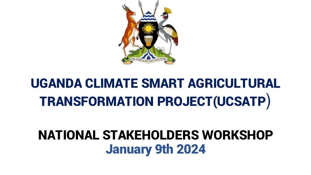 uganda climate smart agricultural transformation n.w