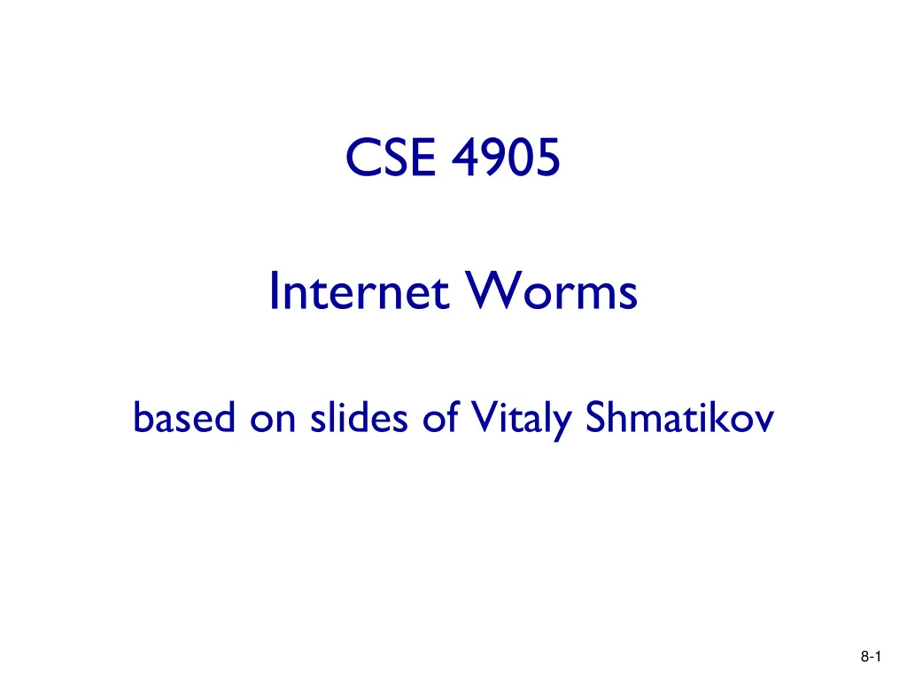 cse 4905 n.w