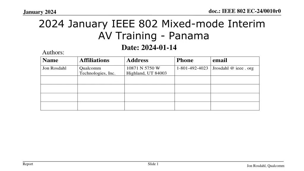 doc ieee 802 ec 24 0010r0 n.w