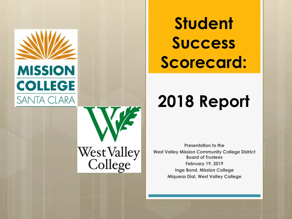 student success scorecard n.w